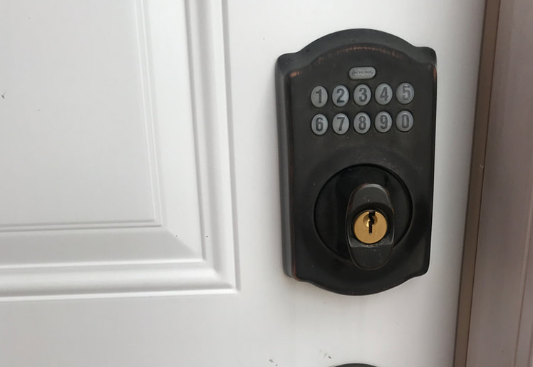 keypad lock for residential unit