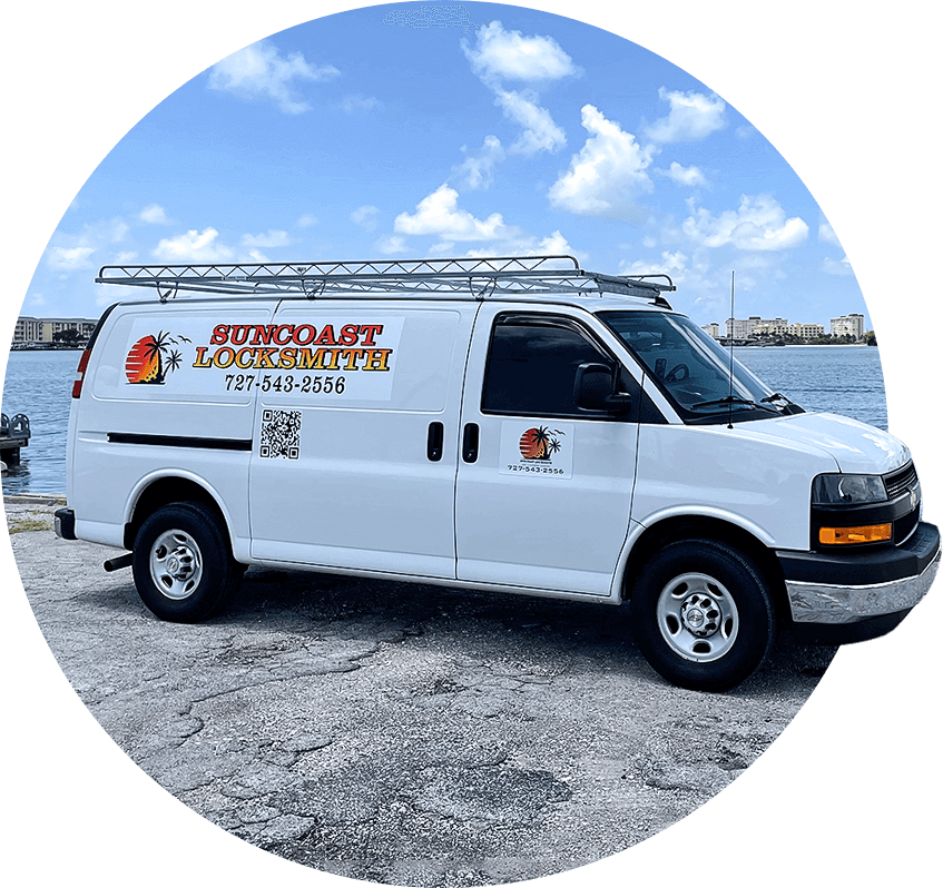 See the Suncoast Locksmith van